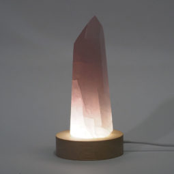 0.29kg Rose Quartz Obelisk 12.4cm DK77 | Himalayan Salt Factory