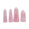 0.64kg Rose Quartz Obelisk Set of 4 DK66 2 0.64kg Rose Quartz Obelisk Set of 4 DK66 | Himalayan Salt Factory