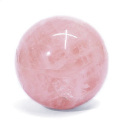 0.59kg Rose Quartz Sphere DK47 | Himalayan Salt Factory