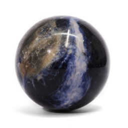 0.56kg Natural Sodalite Polished Sphere DK42 | Himalayan Salt Factory
