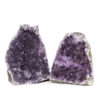 2.23kg Amethyst Crystal Geode Specimen Set 2 Pieces DK120 | Himalayan Salt Factory
