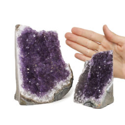 2.14kg Amethyst Crystal Geode Specimen Set 2 Pieces DK123 5 2.14kg Amethyst Crystal Geode Specimen Set 2 Pieces DK123 | Himalayan Salt Factory