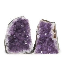 2.3kg Amethyst Crystal Geode Specimen Set 2 Pieces DK125 | Himalayan Salt Factory