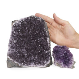 2.42kg Amethyst Crystal Geode Specimen Set 2 Pieces DK130 5 2.42kg Amethyst Crystal Geode Specimen Set 2 Pieces DK130 | Himalayan Salt Factory