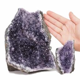 2.23kg Amethyst Crystal Geode Specimen Set 2 Pieces DN1132 5 Amethyst Crystal Geode Specimen Set 2 Pieces DN1132 | Himalayan Salt Factory