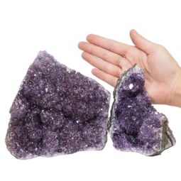 2.03kg Amethyst Crystal Geode Specimen Set 2 Pieces DN1166 5 Amethyst Crystal Geode Specimen Set 2 Pieces DN1166 | Himalayan Salt Factory