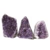 2.24kg Amethyst Crystal Geode Specimen Set 3 Pieces DN1150 1 Amethyst Crystal Geode Specimen Set 3 Pieces DN1150 | Himalayan Salt Factory