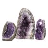 2.15kg Amethyst Crystal Geode Specimen Set 3 Pieces DN1175 2 Amethyst Crystal Geode Specimen Set 3 Pieces DN1175 | Himalayan Salt Factory