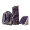 2.11kg Amethyst Crystal Geode Specimen Set 3 Pieces DN1188 2 Amethyst Crystal Geode Specimen Set 3 Pieces DN1188 | Himalayan Salt Factory