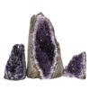 2.13kg Amethyst Crystal Geode Specimen Set 3 Pieces DN1189 2 Amethyst Crystal Geode Specimen Set 3 Pieces DN1189 | Himalayan Salt Factory