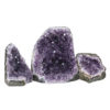 Amethyst Crystal Geode Specimen Set 3 Pieces DN1200 | Himalayan Salt Factory