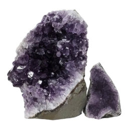 Amethyst Crystal Geode Specimen Set 3 Pieces DN1217 | Himalayan Salt Factory