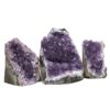2.03kg Amethyst Crystal Geode Specimen Set 3 Pieces DN1272 2 Amethyst Crystal Geode Specimen Set 3 Pieces DN1272 | Himalayan Salt Factory
