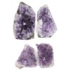 2.08kg Amethyst Crystal Geode Specimen Set 4 Pieces DS1592 2 Amethyst Crystal Geode Specimen Set 4 Pieces DS1592 | Himalayan Salt Factory