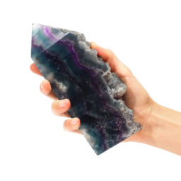 0.83kg Rainbow Fluorite Terminated Point DK101 7 0.83kg Rainbow Fluorite Terminated Point DK101 | Himalayan Salt Factory