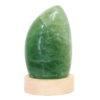 Green Fluorite Polished Self Stand with LED Large Base DS1629 | Himalayan Salt Factory