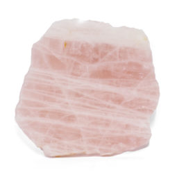 1.72kg Natural Rose Quartz Polished Slab Plate J1740 | Himalayan Salt Factory