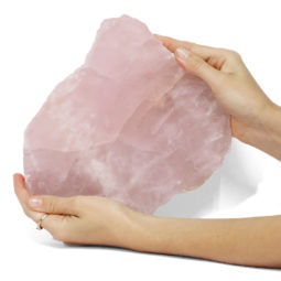 1.46kg Natural Rose Quartz Polished Slab Plate J1743 6 1.46kg Natural Rose Quartz Polished Slab Plate J1743 | Himalayan Salt Factory