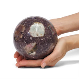 1.82kg Natural Lepidolite Sphere DK160 6