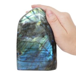 Natural Labradorite Polished Self Stand DS1625 | Himalayan Salt Factory