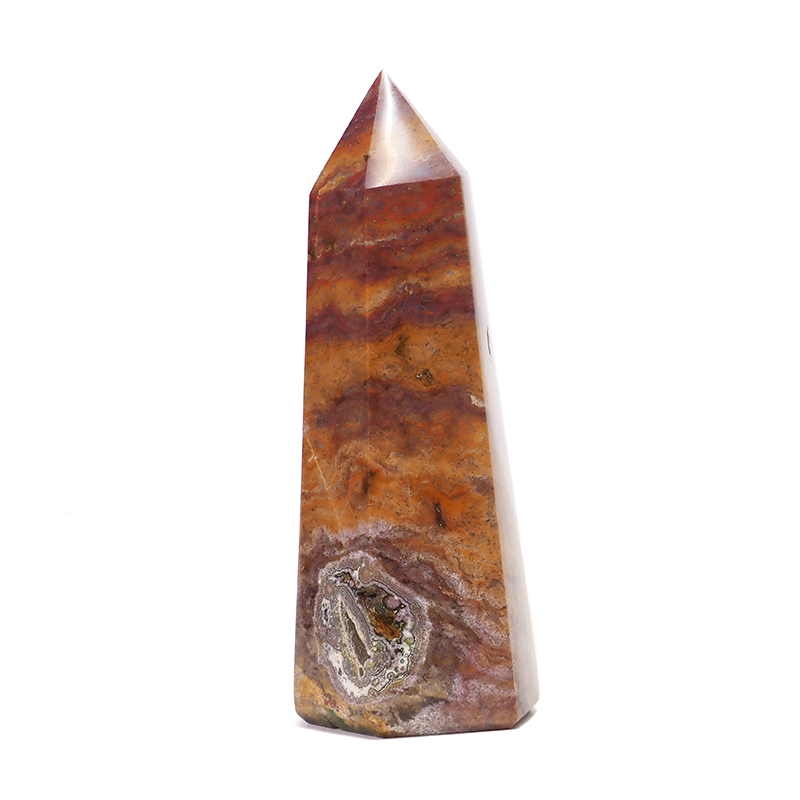 0.64kg Ocean Jasper Terminated Point DK143 3 0.64kg Ocean Jasper Terminated Point DK143 | Himalayan Salt Factory