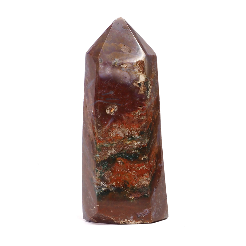 1.06kg Ocean Jasper Terminated Point DK146 3 1.06kg Ocean Jasper Terminated Point DK146 | Himalayan Salt Factory