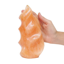 1.42kg Orange Calcite Flame DK157 | Himalayan Salt Factory