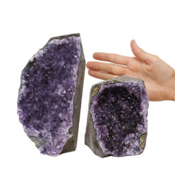 3.55kg Amethyst Crystal Geode Specimen Set 2 Pieces DK104 6 3.55kg Amethyst Crystal Geode Specimen Set 2 Pieces DK104 | Himalayan Salt Factory