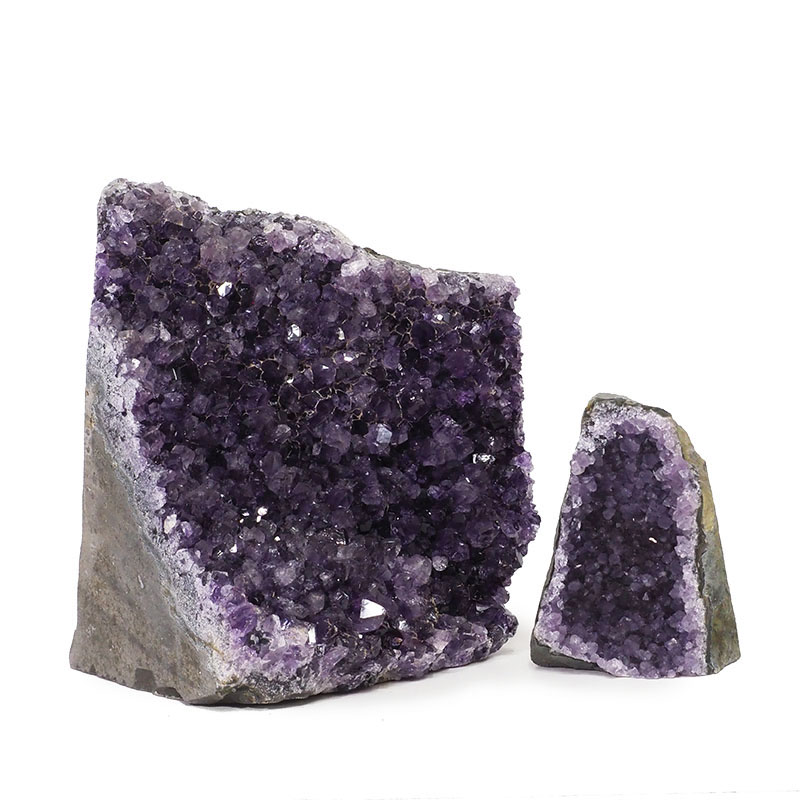 2.80kg Amethyst Crystal Geode Specimen Set 2 Pieces DK114 3 2.80kg Amethyst Crystal Geode Specimen Set 2 Pieces DK114 | Himalayan Salt Factory