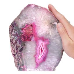 Agate Crystal Lamp N1391 | Himalayan Salt Factory