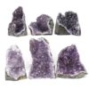 2.03kg Amethyst Crystal Geode Specimen Set 6 Pieces S1032 1 Amethyst Crystal Geode Specimen Set 6 Pieces S1032 | Himalayan Salt Factory