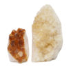 1.70kg Citrine Polished Crystal Geode Specimen Set 2 Pieces DK279 | Himalayan Salt Factory