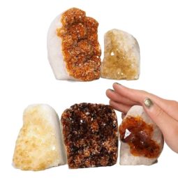 Citrine Mini Cluster Specimen Set N1400 | Himalayan Salt Factory