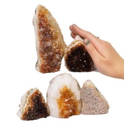 Citrine Mini Cluster Specimen Set N1421 | Himalayan Salt Factory