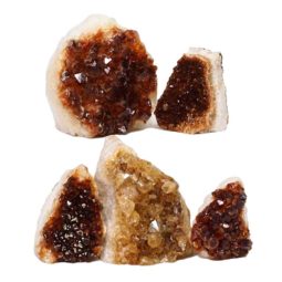 Citrine Mini Cluster Specimen Set N1423 | Himalayan Salt Factory