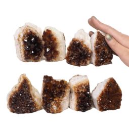 Citrine Mini Cluster Specimen Set N1469 | Himalayan Salt Factory