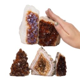 Citrine Mini Cluster Specimen Set N1496 | Himalayan Salt Factory