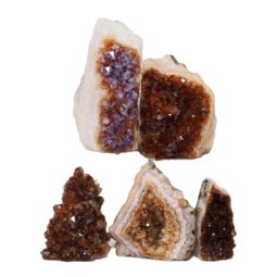 Citrine Mini Cluster Specimen Set N1496 | Himalayan Salt Factory