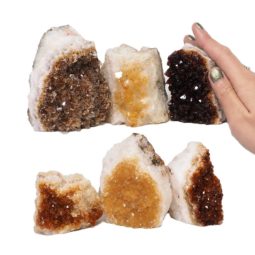 Citrine Mini Cluster Specimen Set N1506 | Himalayan Salt Factory
