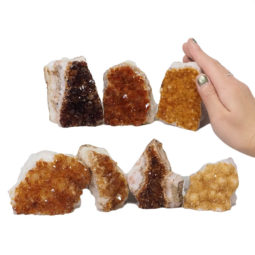 Citrine Mini Cluster Specimen Set N1520 | Himalayan Salt Factory