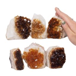Citrine Mini Cluster Specimen Set N1533 | Himalayan Salt Factory