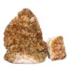 Citrine Polished Crystal Geode Specimen Set DN1345 | Himalayan Salt Factory