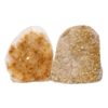 Citrine Polished Crystal Geode Specimen Set DN1353 | Himalayan Salt Factory