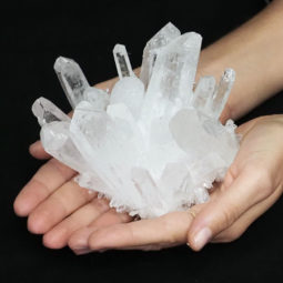 Clear Quartz Crystal Cluster DS1657 | Himalayan Salt Factory