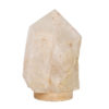 4.55kg Large Natural Clear Quartz Point Lamp on LED Base Large DK325 2 4.55kg Large Natural Clear Quartz Point Lamp on LED Base Large DK325 | Himalayan Salt Factory