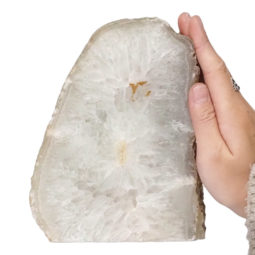 2.72kg Natural Agate Crystal Lamp with LED Bulb N1367 7 Natural Agate Crystal Lamp with LED Bulb N1367 | Himalayan Salt Factory