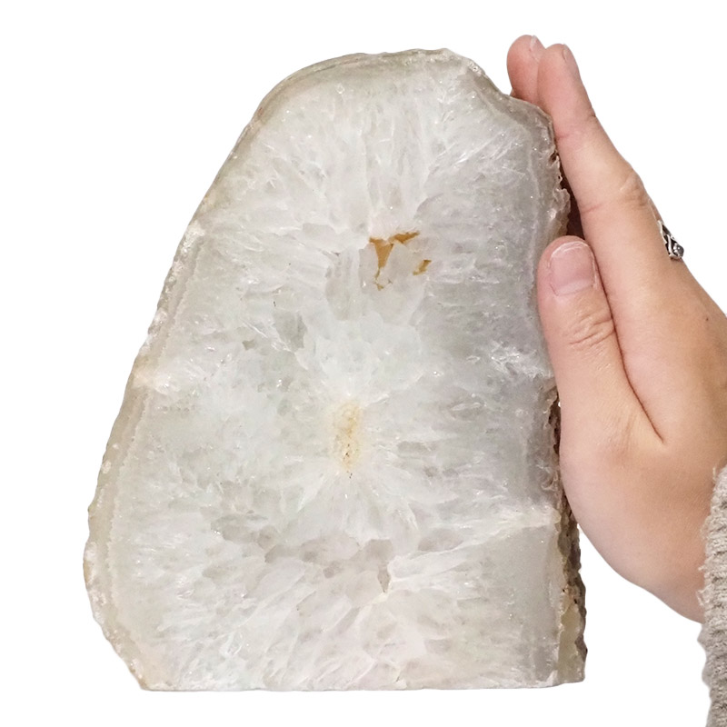 2.72kg Natural Agate Crystal Lamp with LED Bulb N1367 5 Natural Agate Crystal Lamp with LED Bulb N1367 | Himalayan Salt Factory
