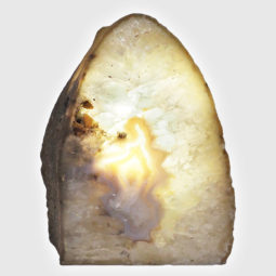 Natural Agate Crystal Lamp with LED Bulb N1372 | Himalayan Salt Factory