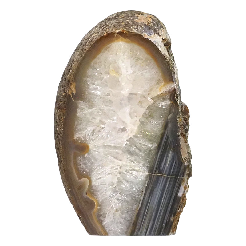 2.37kg Natural Agate Crystal Lamp with LED Bulb N1377 3 Natural Agate Crystal Lamp with LED Bulb N1377 | Himalayan Salt Factory