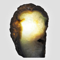 Natural Agate Crystal Lamp with LED Bulb N1379 | Himalayan Salt Factory